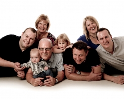 Colour Photograph of a Family